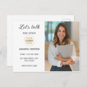 Berufliches kundenspezifisches Geschäft Feiertagspostkarte (Vorne/Hinten)