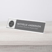 Berufliches kundenspezifisches Geschäft Schreibtischnamensplakette (Vorderseite )