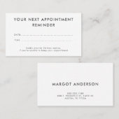 Berufliches kundenspezifisches Geschäft Terminkarte (Vorne/Hinten)