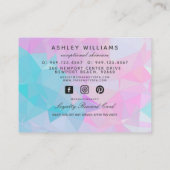 Berufliches kundenspezifisches Geschäft Visitenkarte (Rückseite)