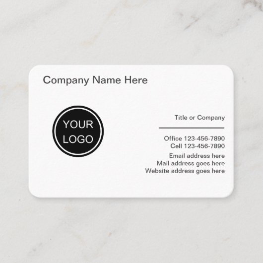 Berufliches kundenspezifisches Geschäft Visitenkarte (Vorderseite)