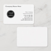 Berufliches kundenspezifisches Geschäft Visitenkarte (Vorne/Hinten)
