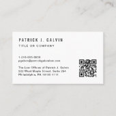 Berufliches kundenspezifisches Geschäft Visitenkarte (Vorderseite)