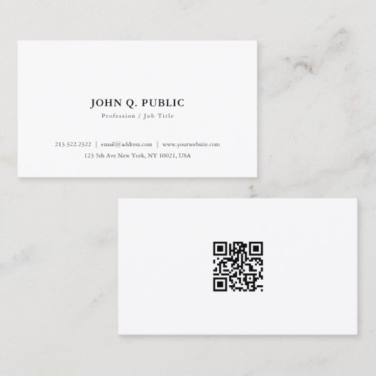 Berufliches kundenspezifisches Geschäft Visitenkarte (Vorne/Hinten)