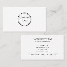 Berufliches kundenspezifisches Geschäft Visitenkarte