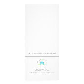 Berufliches kundenspezifisches Geschäft Werbekarte (Hinten)