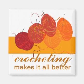Berufliches Kunsthandwerk Crocheting Hobby Magnet