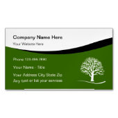 Berufliches Landschaftsbild Magnetische Visitenkarte (Vorderseite)