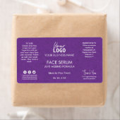 Berufliches Lila Gesicht und Haarölserum (Insitu)