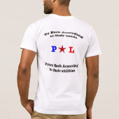 Berufliches links T-Shirt (Rückseite)