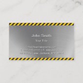 Berufliches LKW-Fahrermetall Visitenkarte (Rückseite)