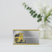 Berufliches LKW-Fahrermetall Visitenkarte (Stehend Vorderseite)