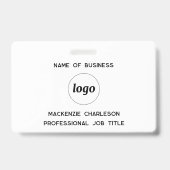 Berufliches Logo Ausweis (Vorderseite)