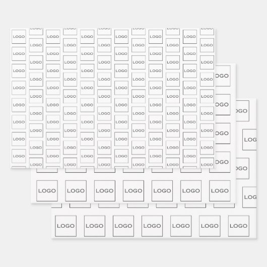 Berufliches Logo-Branding für Unternehmen Geschenkpapier Set (Set)