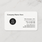 Berufliches Logo-Design für Unternehmen Visitenkarte (Vorderseite)