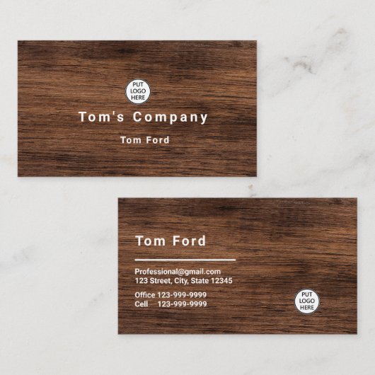 Berufliches Logo-Design Visitenkarte (Vorne/Hinten)