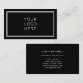 Berufliches Logo| Einfach und Minimalistisch Visitenkarte (Vorne/Hinten)