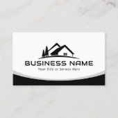 Berufliches Logo für das benutzerdefinierte Anwese Visitenkarte (Vorderseite)