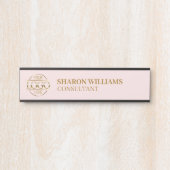 Berufliches Logo für das benutzerdefinierte Untern Türschild (Vorderseite )