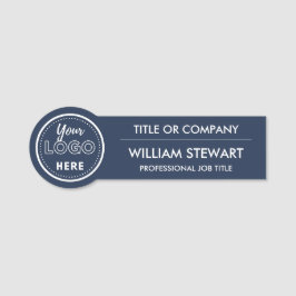 Berufliches Logo für das Branding Mitarbeiter Namensschild