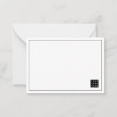 Berufliches Logo für einfache Unternehmen Mitteilungskarte (Vorderseite)