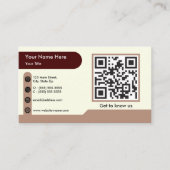 Berufliches Logo für kundenspezifische QR-Codes fü Visitenkarte (Vorderseite)