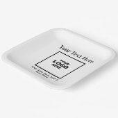 Berufliches Logo für kundenspezifische Unternehmen Pappteller (Gewinkelt)