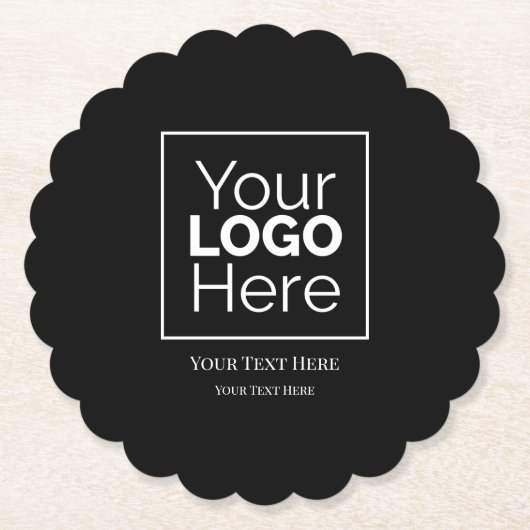 Berufliches Logo für kundenspezifische Unternehmen Untersetzer (Vorderseite)