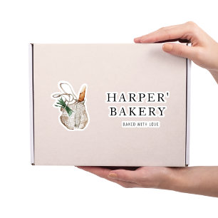 Berufliches Logo für moderne Bäckereien Aufkleber