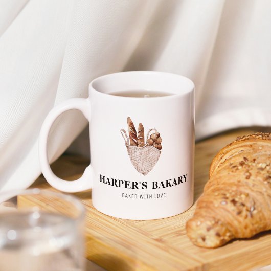 Berufliches Logo für moderne Bäckereien Tasse