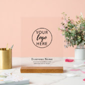 Berufliches Logo für Unternehmen Acrylschild (Hochzeit)