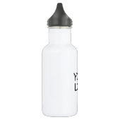 Berufliches Logo für Unternehmen Edelstahlflasche (Links)