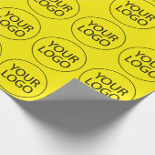 Berufliches Logo für Unternehmen Geschenkpapier (Ecke)