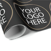 Berufliches Logo für Unternehmen Geschenkpapier (Rolleneckpunkt)