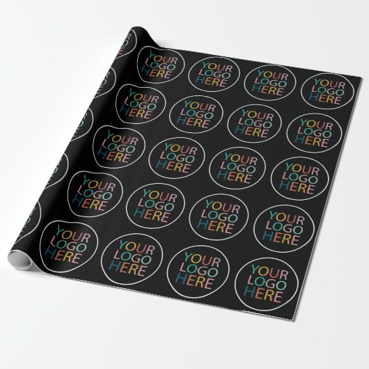 Berufliches Logo für Unternehmen Geschenkpapier (Ungerollt)