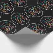 Berufliches Logo für Unternehmen Geschenkpapier (Ecke)