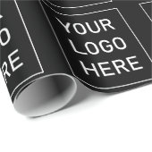 Berufliches Logo für Unternehmen Geschenkpapier (Rolleneckpunkt)