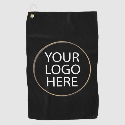 Berufliches Logo für Unternehmen Golfhandtuch (Vorderseite)