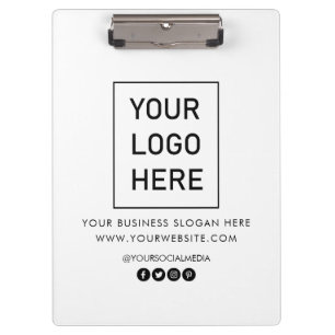 Berufliches Logo für Unternehmen Klemmbrett