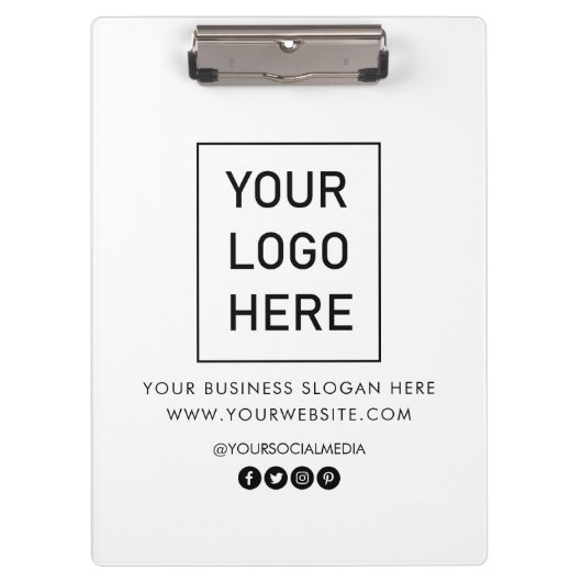 Berufliches Logo für Unternehmen Klemmbrett (Vorderseite)