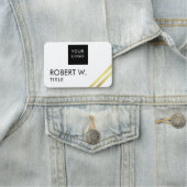 Berufliches Logo für Unternehmen Namensschild (Beispiel)