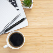 Berufliches Logo für Unternehmen, schwarz Kugelschreiber