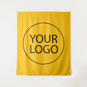Berufliches Logo für Unternehmen Wandteppich