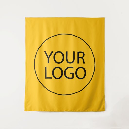 Berufliches Logo für Unternehmen Wandteppich (Vorderseite)