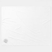 Berufliches Logo Großformat 60"x80" Fleecedecke (Vorderseite (Horizontal))