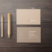 Berufliches Logo Modern Einfach Minimalistisch Visitenkarte