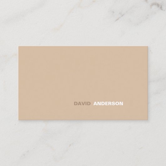 Berufliches Logo Modern Einfach Minimalistisch Visitenkarte (Vorderseite)