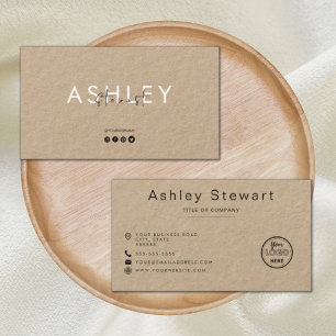 Berufliches Logo Modernes, Minimalistisches Design Visitenkarte