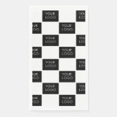 Berufliches Logo-Muster für Unternehmen Serviette (Vorderseite)