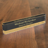 Berufliches Logo Namensplakette (Seite)